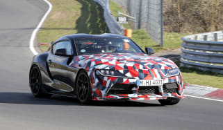 New Toyota Supra GRMN - front cornering 